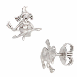 Kinder Ohrstecker "Hexe" 925 Silber