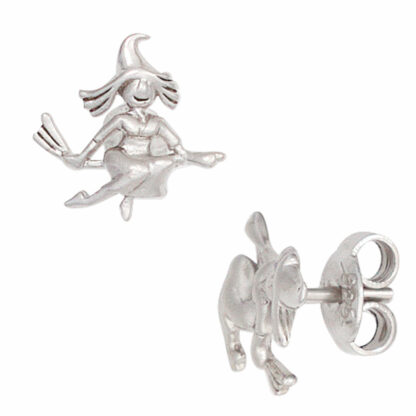 Kinder Ohrstecker "Hexe" 925 Silber