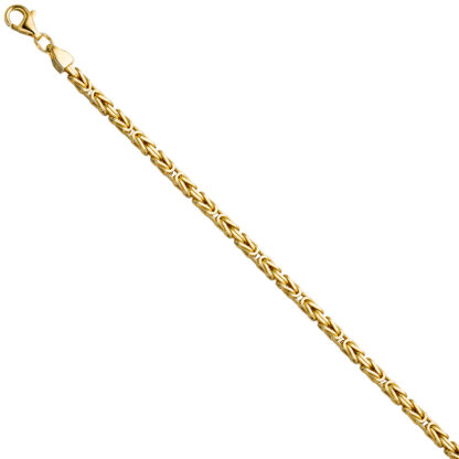 Königsarmband 925 Silber/vergoldet diamantiert 19 cm – Bild 2