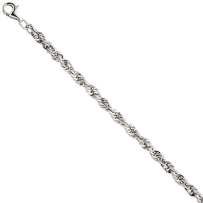 Kordelarmband 925 Silber 19 cm 5,2 mm – Bild 2