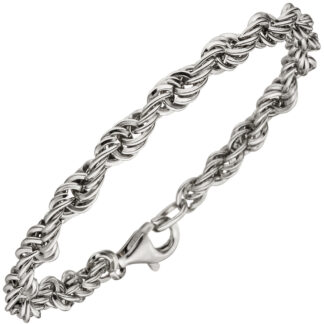Kordelarmband 925 Silber 21 cm 5,2 mm