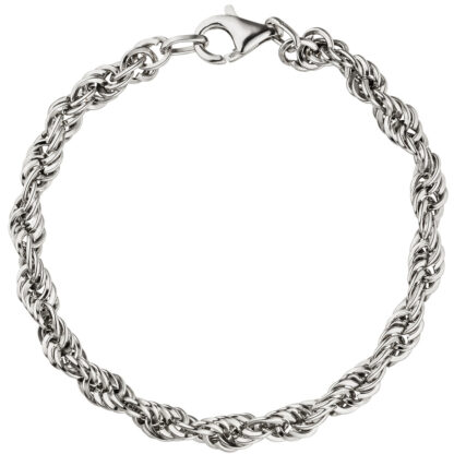 Kordelarmband 925 Silber 21 cm 5,2 mm – Bild 4
