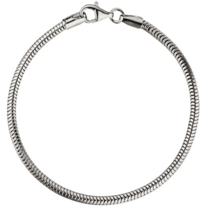 Schlangenarmband 925 Silber 19 cm 2,9 mm – Bild 2
