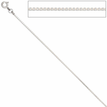 Venezianerkette 333 Weißgold 36 cm 1,2 mm