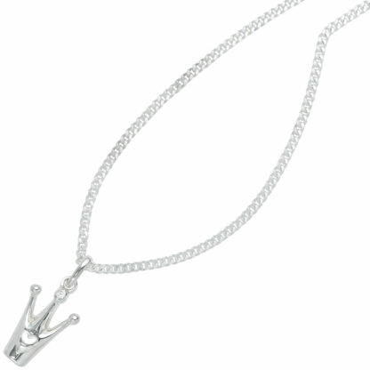 Anhänger "Krone" 925 Silber mit Zirkonia weiß – Bild 2