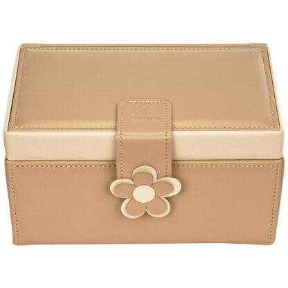 Sacher Schmuckkasten BELLA FIORE beige/creme mit Blüte – Bild 4