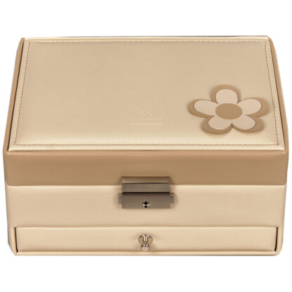 Sacher Schmuckkasten BELLA FIORE creme/beige mit Nappaoptik – Bild 4