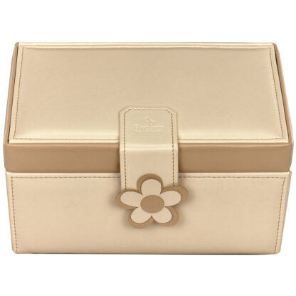 Sacher Schmuckkasten BELLA FIORE creme/beige mit Blüte – Bild 4