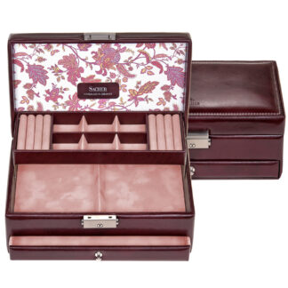 Sacher Schmuckkasten FLORAGE bordeaux