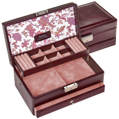 Sacher Schmuckkasten FLORAGE bordeaux – Bild 6