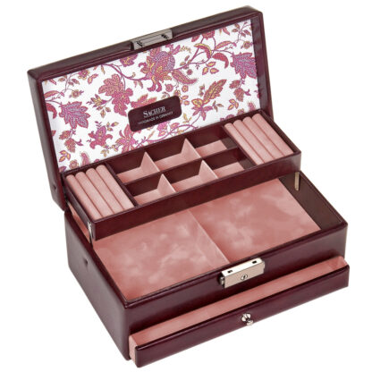 Sacher Schmuckkasten FLORAGE bordeaux – Bild 2