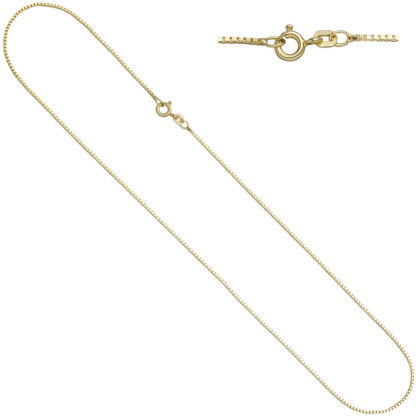 Venezianerkette 925 Silber/vergoldet 1,3 mm 45 cm
