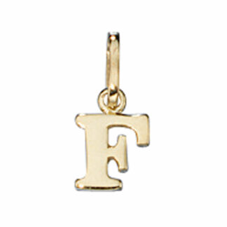 Anhänger Buchstabe "F" 333 Gelbgold