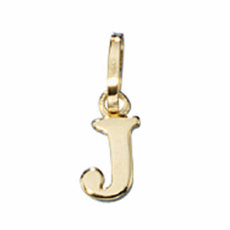 Anhänger Buchstabe "J" 333 Gelbgold