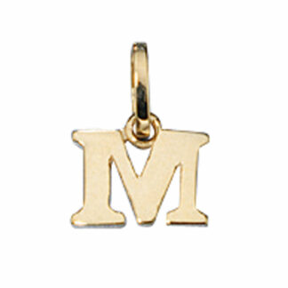 Anhänger Buchstabe "M" 333 Gelbgold