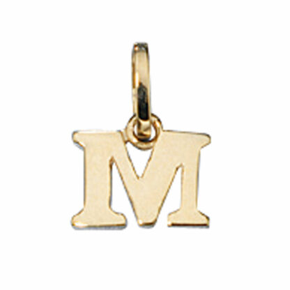 Anhänger Buchstabe "M" 333 Gelbgold