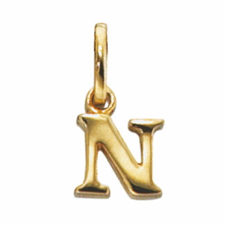 Anhänger Buchstabe "N" 333 Gelbgold
