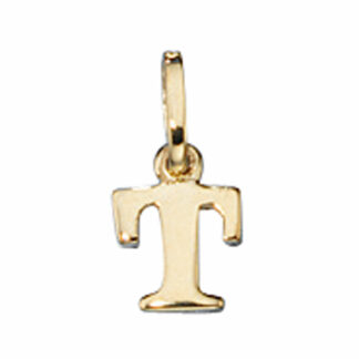 Anhänger Buchstabe "T" 333 Gelbgold