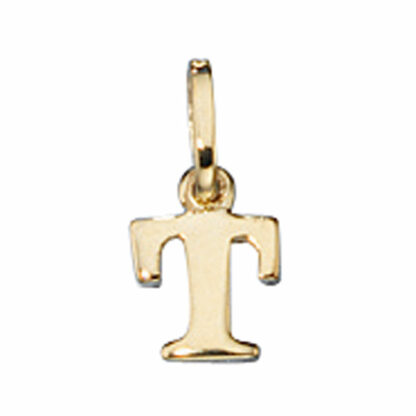 Anhänger Buchstabe "T" 333 Gelbgold