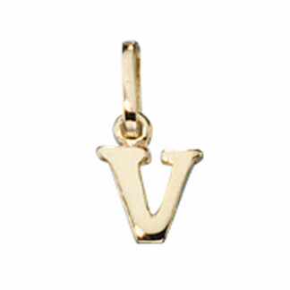 Anhänger Buchstabe "V" 333 Gelbgold
