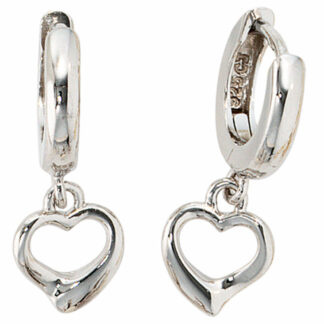 Kinder Creolen "Herz" 925 Silber