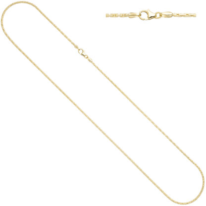 Kobrakette oval 333 Gelbgold 1,7 mm 50 cm