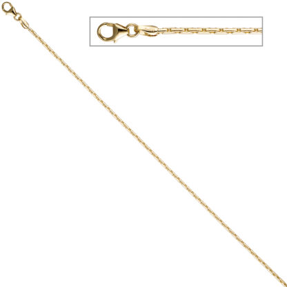Kobrakette oval 333 Gelbgold 1,7 mm 50 cm – Bild 5
