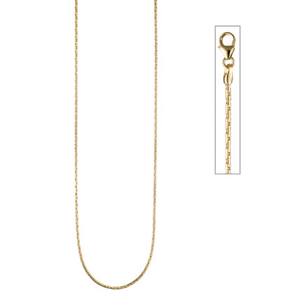 Kobrakette oval 333 Gelbgold 1,7 mm 50 cm – Bild 4