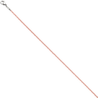 Rundankerkette Edelstahl rosa 45 cm 1,9 mm – Bild 2