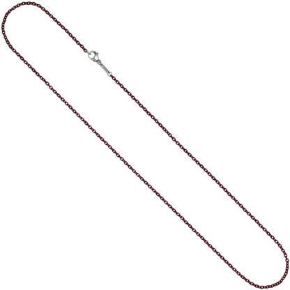 Rundankerkette Edelstahl weinrot 42 cm 1,9 mm – Bild 3