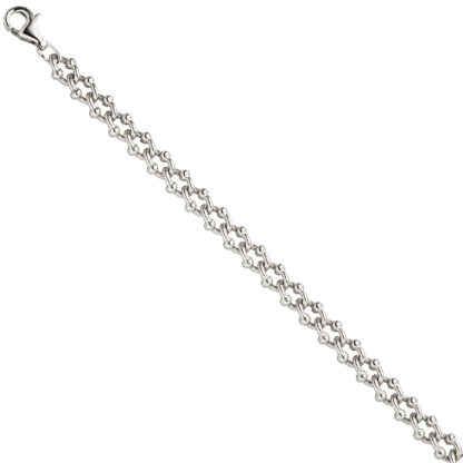 Krebsarmband 925 Silber 21 cm – Bild 2