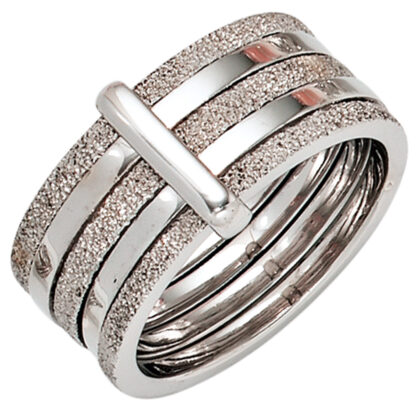 Ring 925 Silber/teil-diamantiert