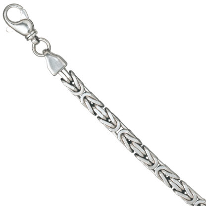 Königsarmband 925 Silber 20 cm 7 mm – Bild 2