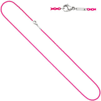 Rundanker-Kette Edelstahl pink 1,9 mm 50 cm