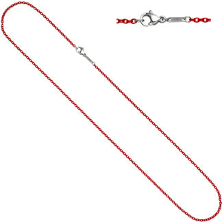 Rundanker-Kette Edelstahl rot 1,9 mm 45 cm