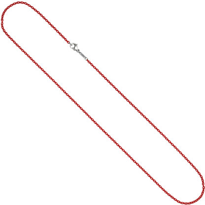Rundanker-Kette Edelstahl rot 1,9 mm 50 cm – Bild 4