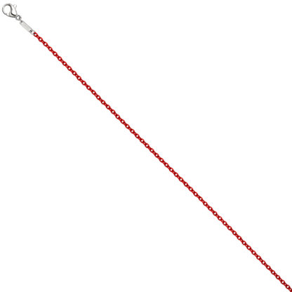 Rundanker-Kette Edelstahl rot 1,9 mm 50 cm – Bild 2