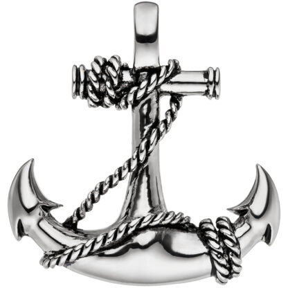 Anhänger "Anker mit Tau" Edelstahl
