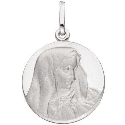 Anhänger "Madonna" 925 Silber rund