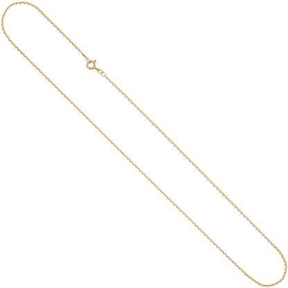 Ankerkette 585 Gelbgold diamantiert 60 cm Federringverschluss – Bild 4