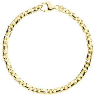 Armband 333 Gelbgold massiv ca. 3,9 mm ca. 19 cm