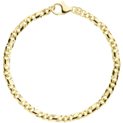 Armband 333 Gelbgold massiv ca. 3,9 mm ca. 19 cm