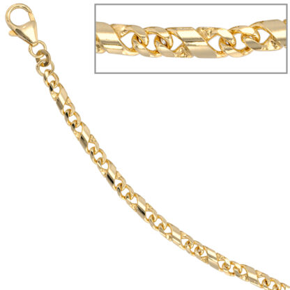 Armband 333 Gelbgold massiv ca. 3,9 mm ca. 19 cm – Bild 5