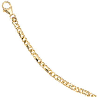Armband 333 Gelbgold massiv ca. 3,9 mm ca. 19 cm – Bild 2