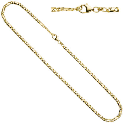 Collier/Halskette 333 Gelbgold massiv ca. 3,8 mm ca. 45 cm