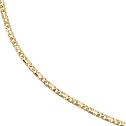 Collier/Halskette 333 Gelbgold massiv ca. 3,8 mm ca. 45 cm – Bild 2