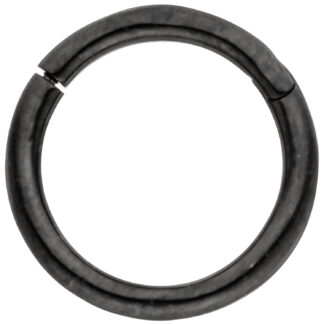 Segmentring rund Edelstahl/PVD schwarz