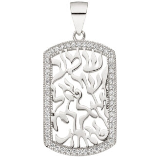 Anhänger "Lianen" 925 Silber mit Zirkonia weiß