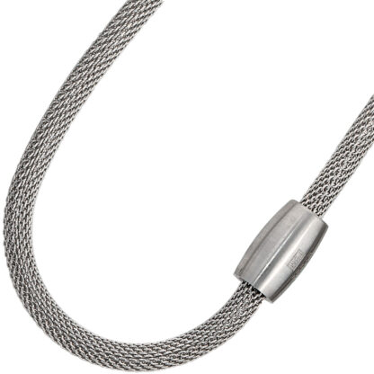 Strumpfarmband Edelstahl 4 mm 19 cm – Bild 2