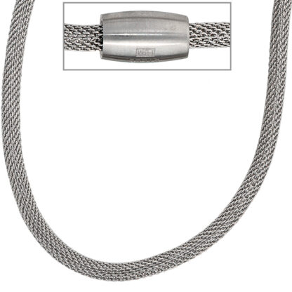 Strumpfkette Edelstahl 4 mm 45 cm – Bild 4